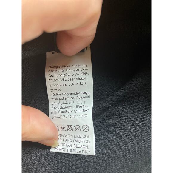 Shein Curve Size 4XL Faux Leather Pants Black Shiny Stretch Going Out Party Club - Picture 7 of 7